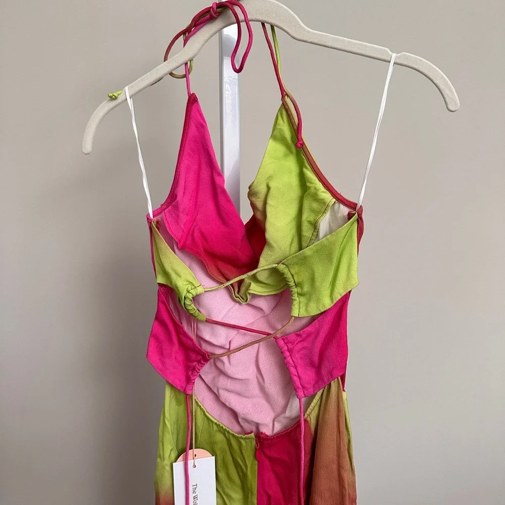 The Wolf Gang Makena Maxi Dress NWT - Picture 4 of 9